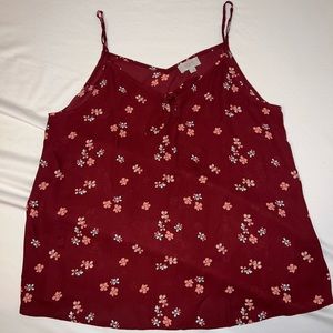 Floral tank top